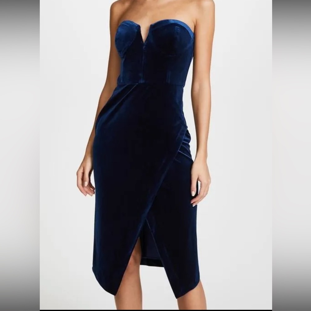 Blue Velvet dress Yumi Kim size XS new with tags